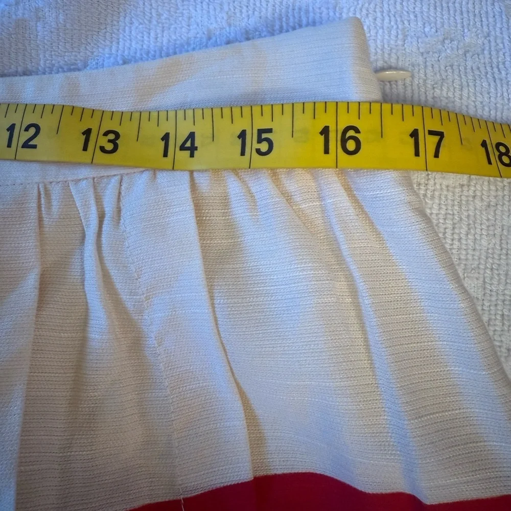LOFT Ivory Textured Skirt